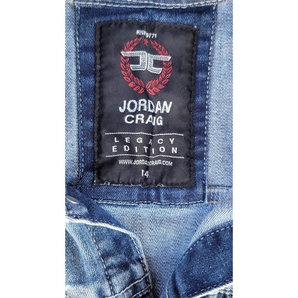 Jordan Craig Distressed Kids Denim Jacket - Picture 8 of 8
